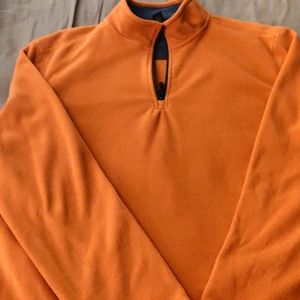 Orange Bass Fleece Pullover